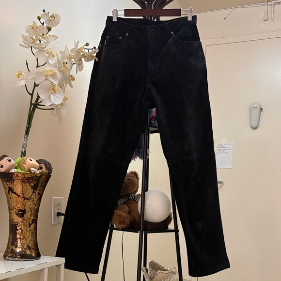 SKOTTS SUEDE Black Men's Pants Size 32